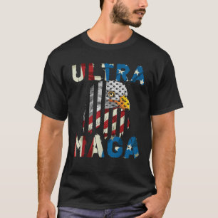 VINTAGE ULTRA MAGA EAGLE FLAG UNITED STATES OF AME T-Shirt