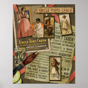 Vintage Uncle Tom's Cabin Poster - Pick Your Size