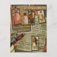 Vintage Uncle Tom's Cabin Scrapbook Postcard