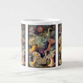 Vintage Underwater Sea Anemones by Ernst Haeckel Large Coffee Mug