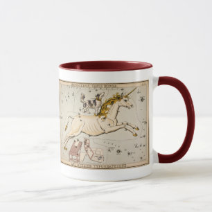Vintage Unicorn Star Constellation Map Mug