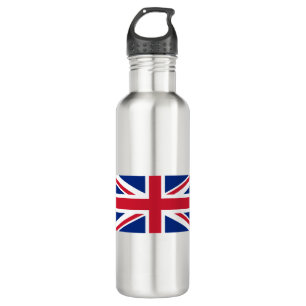 Vintage Union Jack Flag T-Shirt 710 Ml Water Bottle