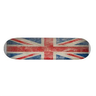 Vintage Union Jack Skateboard
