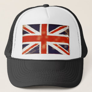 Vintage Union Jack Trucker Hat
