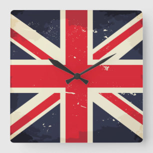 Vintage Union Jack Wall Clock