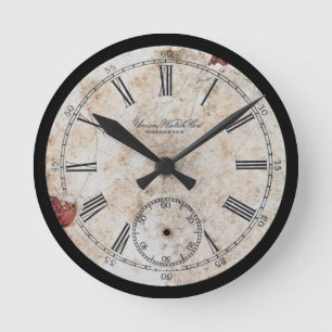 Vintage Union Watch Clock Face Wall Clock