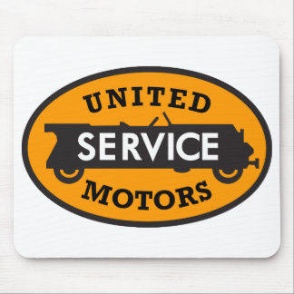 Vintage United Service Motors sign Mouse Pad