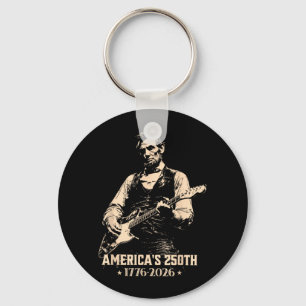 Vintage United States 250 Anniversary Abe Lincoln Key Ring