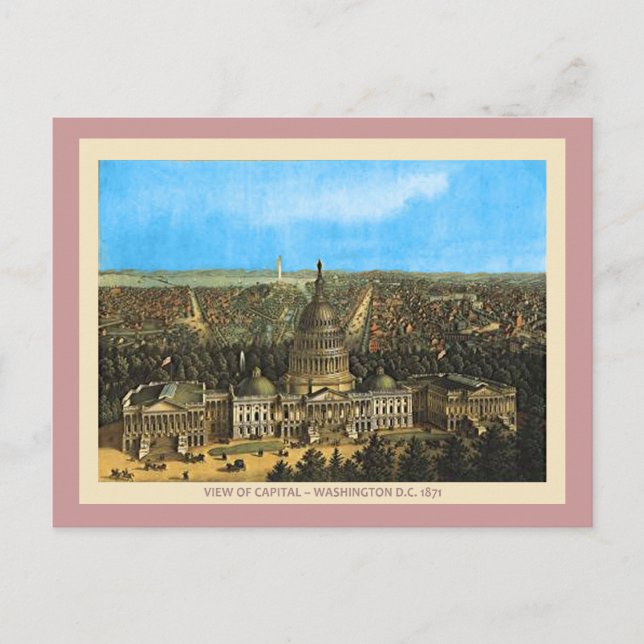 Vintage United States Capitol Postcard (Front)