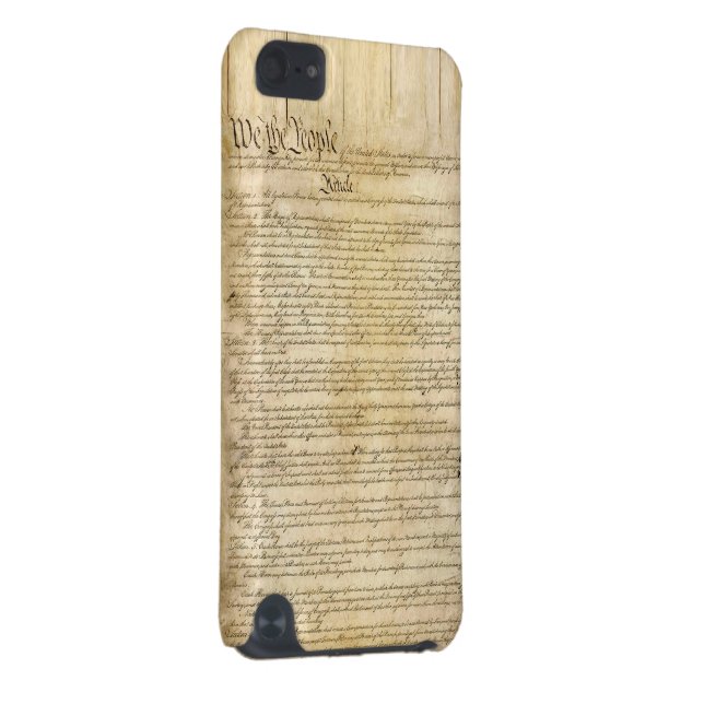 Vintage United States Constitution iPod Touch 5G Cover (Back/Right)