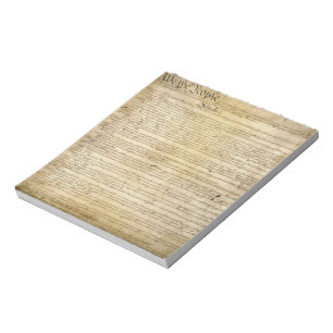 Vintage United States Constitution Notepad