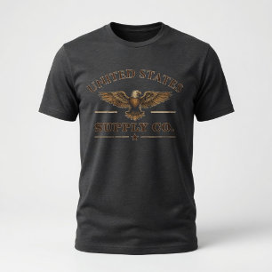 Vintage United States Supply Co Eagle Patriotic T-Shirt