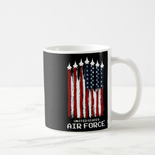 Vintage Us Air Force Veterans Usa American Flag 4t Coffee Mug
