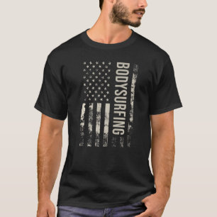 Vintage US American Flag Bodysurfing Premium T-Shirt