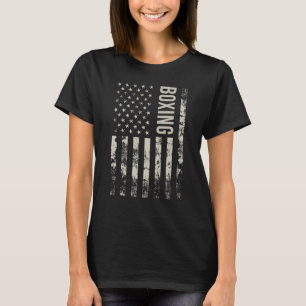 Vintage US American Flag Boxing T-Shirt