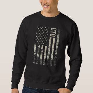 Vintage US American Flag CTO Premium Sweatshirt