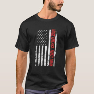 Vintage US American Flag Make America Fancy Again T-Shirt