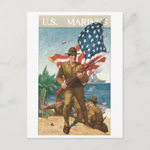 Vintage US Military Poster Tees, Cards, Gifts Postcard