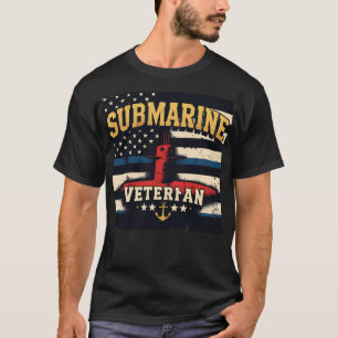 Vintage US Navy Submarine Service Veteran T-Shirt
