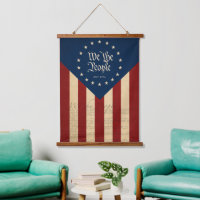 Vintage USA 250th Birthday Flag, Patriotic Freedom