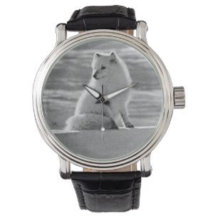 Vintage USA Alaska Arctic fox Watch