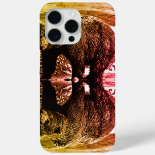 Vintage USA Alaska brown bear iPhone 15 Pro Max Case
