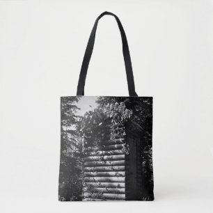 Vintage USA Alaska deluxe outhouse Tote Bag