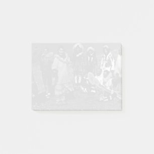 Vintage USA Alaska Eskimo dancers 1970 Post-it Notes