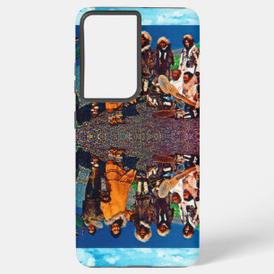 Vintage USA Alaska Eskimo dancers Samsung Galaxy Case
