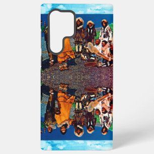 Vintage USA Alaska Eskimo dancers Samsung Galaxy Case
