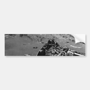Vintage USA Alaska glacier bay national monument Bumper Sticker
