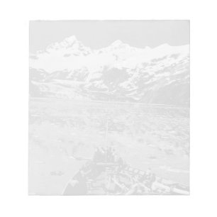 Vintage USA Alaska glacier bay national monument Notepad