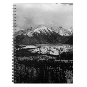 Vintage USA Alaska Matanuska glacier 1970 Notebook