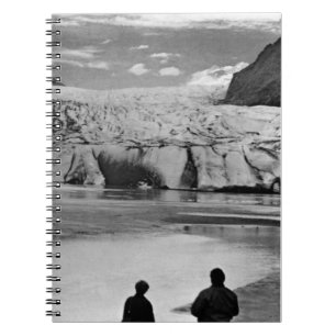Vintage USA Alaska Mendenhall glacier Juneau 1970 Notebook