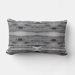 Vintage USA Alaska Mendenhall glacier Juneau Lumbar Cushion