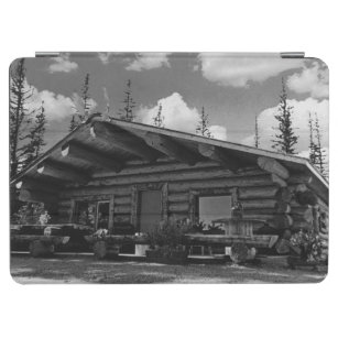 Vintage USA Alaska Modern alaskan log cabin Case-M iPad Air Cover