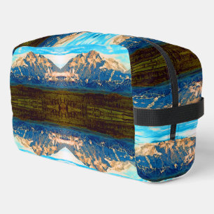 Vintage USA Alaska Mt Mckinley national park Dopp Kit