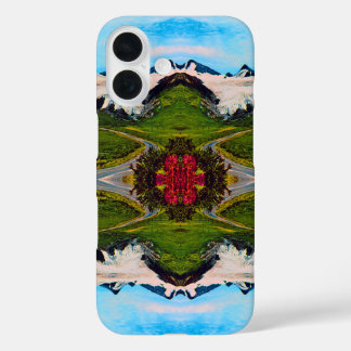 Vintage USA Alaska Worthington glacier summer iPhone 16 Case