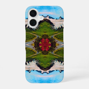 Vintage USA Alaska Worthington glacier summer iPhone 16 Case