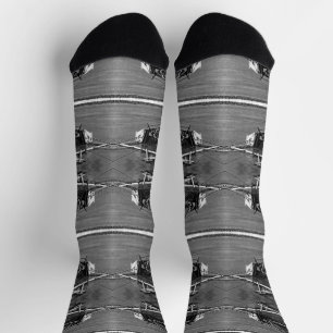 Vintage USA Alaska Yukon fish trap Socks