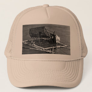Vintage USA Alaska Yukon fish trap Trucker Hat