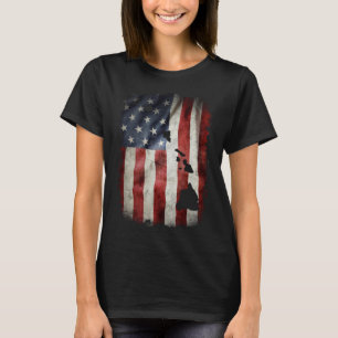 Vintage USA American flag Hawaii 4th of July Patri T-Shirt