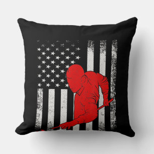 Vintage USA American Flag Pool Billiard Snooker Cushion