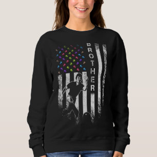 Vintage Usa American Flag Proud Bowling Brother Bo Sweatshirt