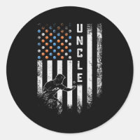 Vintage USA American Flag Proud Ping Pong Uncle