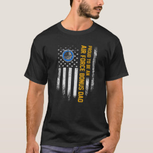 Vintage USA American Flag Proud To Be An Air Force T-Shirt