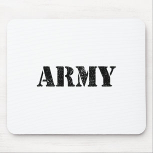Vintage Usa Army I Military Green Us Army Mouse Pad
