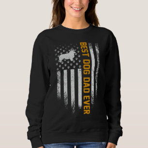 Vintage USA Best Welsh Corgi Dog Dad Ever American Sweatshirt
