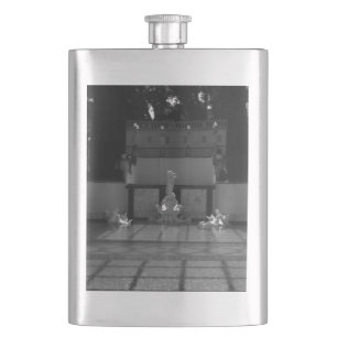 Vintage USA California San Simeon Neptune pool Hip Flask