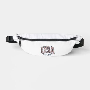 Vintage USA Est 1776 Patriotic Engraving Shirt_1 Bum Bags